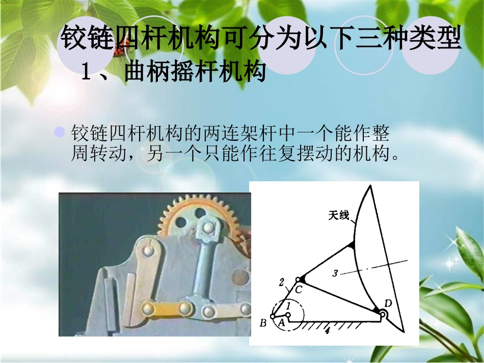 平面四杆机构的基本类型及应用_第3页
