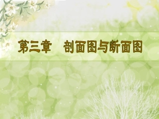 剖面图和断面图