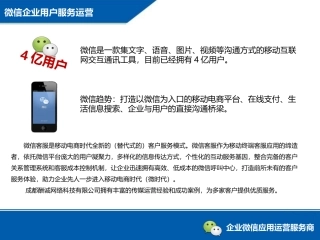 企业微信运营方案