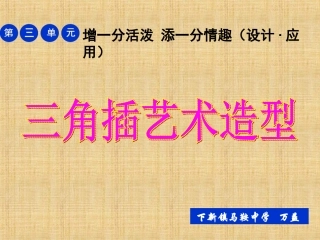 三角插课件精编版