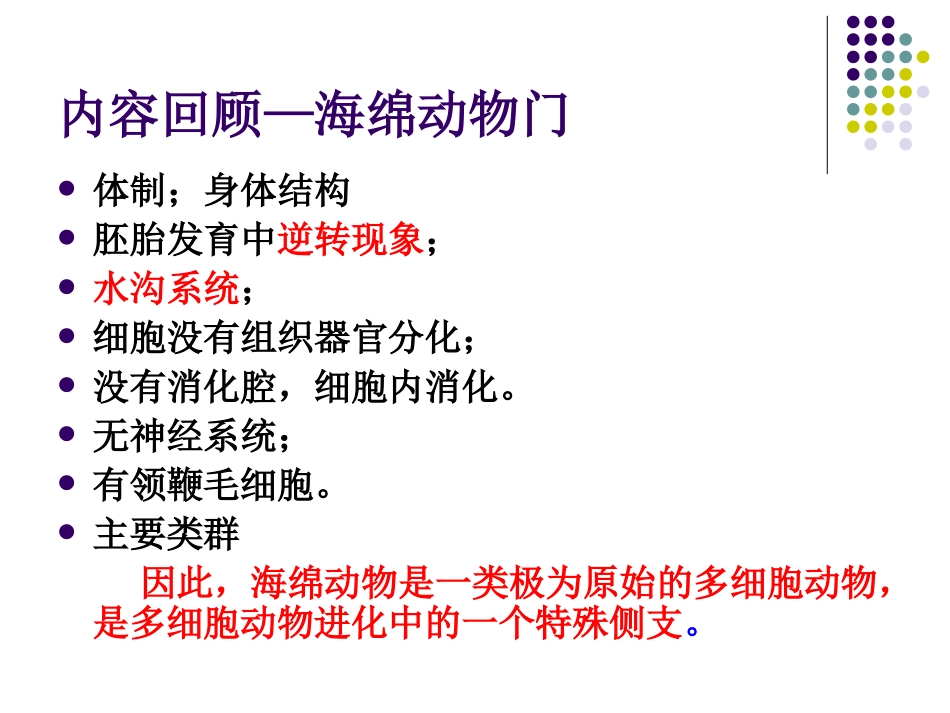 三胚层无体腔动物四扁形动物门精_第1页