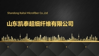 山东凯泰超细纤维有限公司