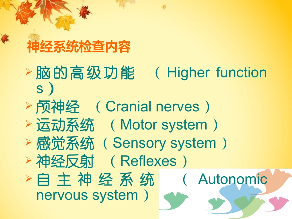神经系统查体课件_第3页