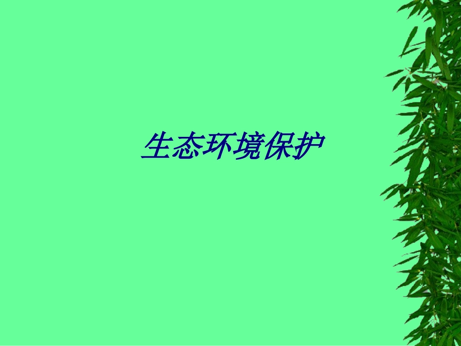 生态环境保护专题培训课件_第1页