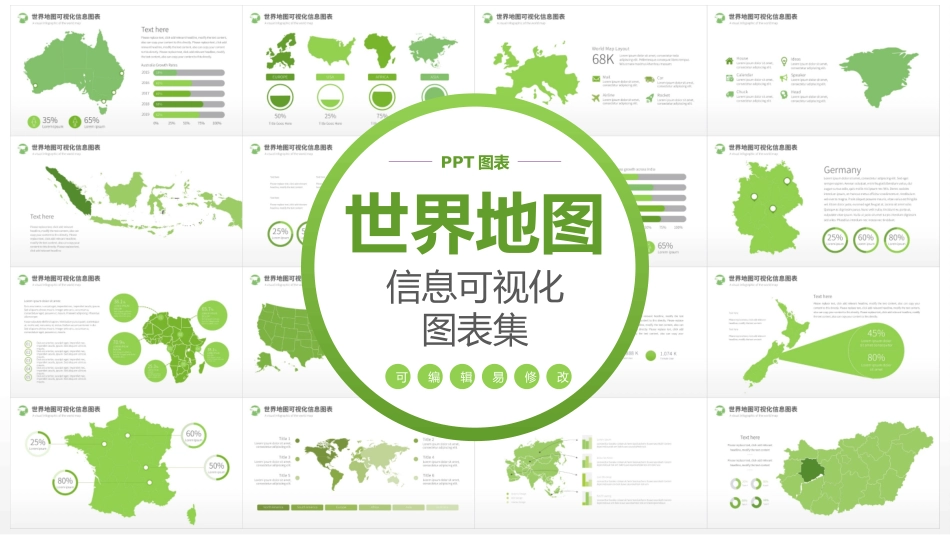 世界地图信息可视化图表_第1页