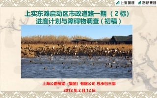 市政工程进度计划