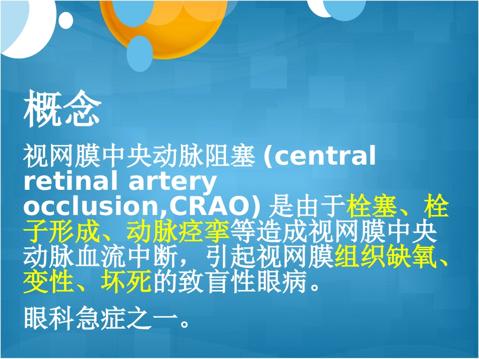 视网膜中央动脉栓塞_第3页