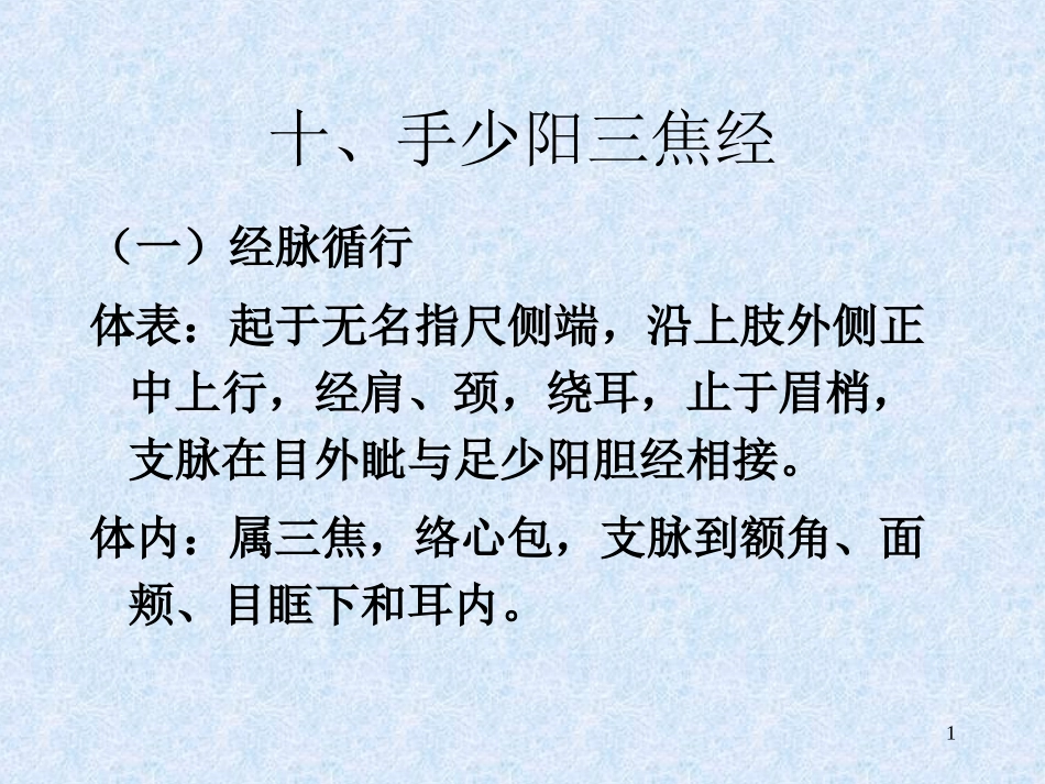 手少阳三焦经课件_第1页