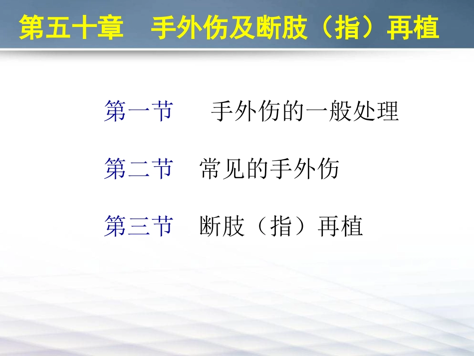 手外伤及断肢指再植_第2页
