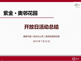 售楼处开放活总结