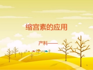 缩宫素的应用课件
