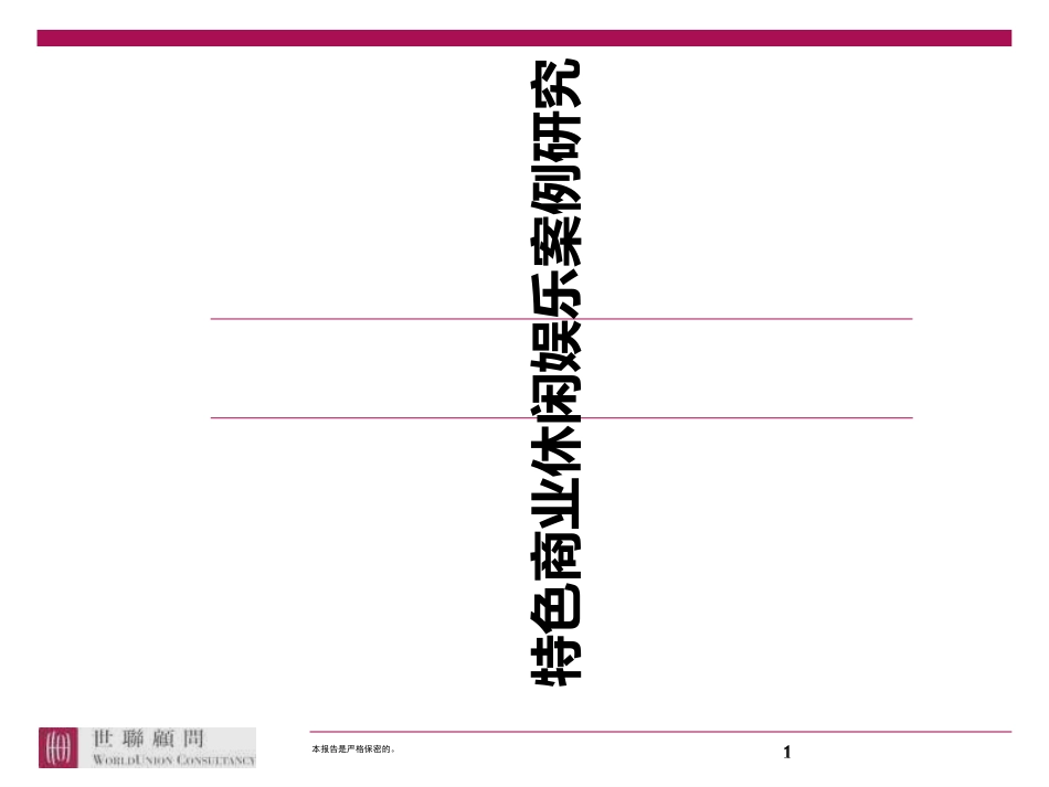 特色商业休闲娱乐案例研究_第1页