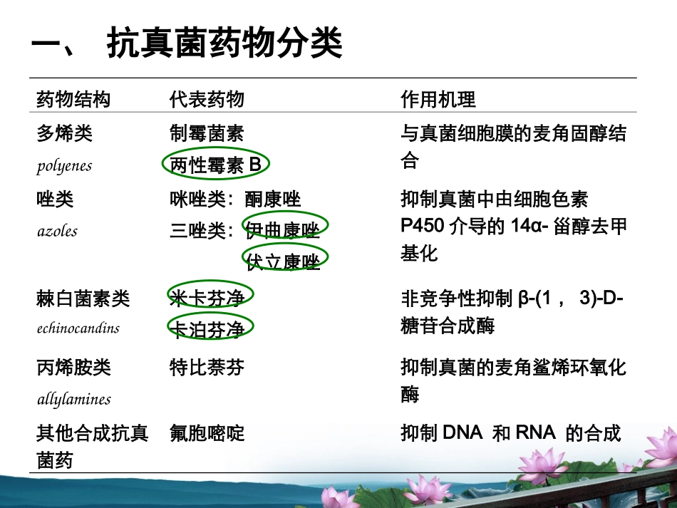 特殊使用抗真菌药物_第3页