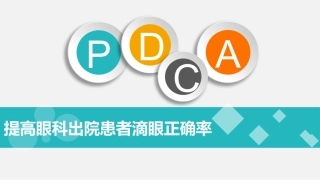 提高眼科出院患者滴眼正确率