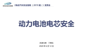 天津力神动力电池电芯安全