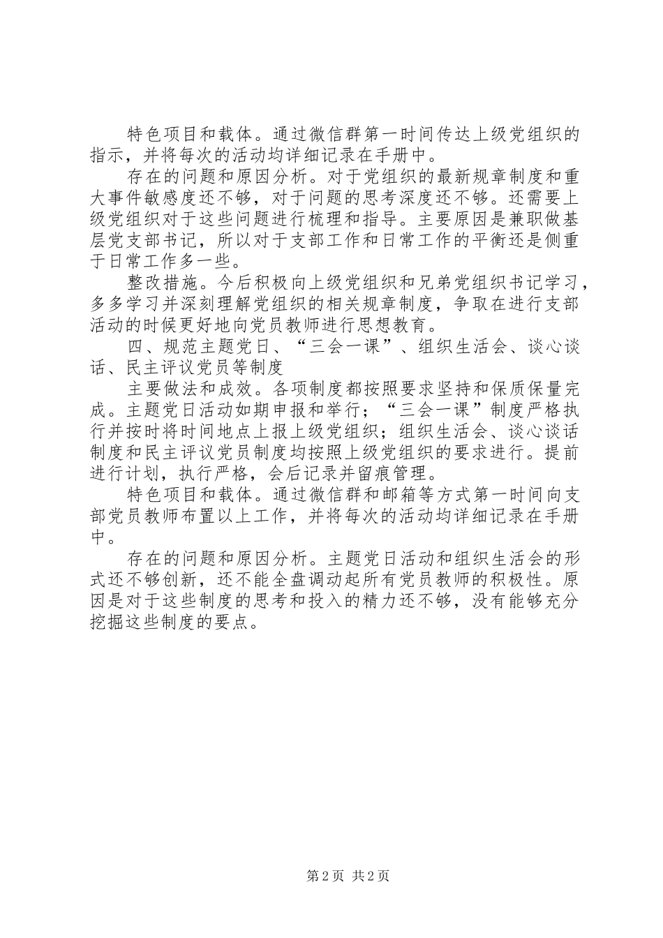 院系党支部自查整改报告_第2页