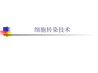 细胞转染技术