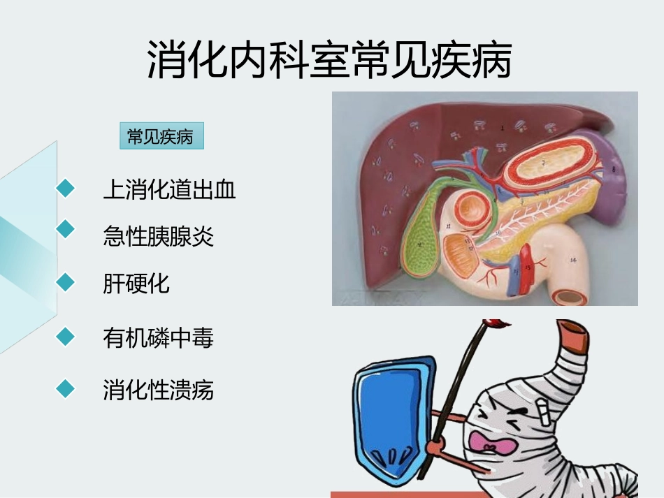 消化内科常见疾病护理措施及常用药品_第1页