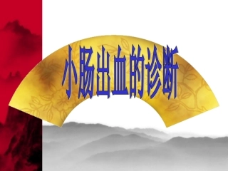 小肠出血的内科诊治