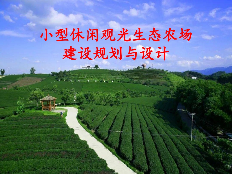 小型休闲观光生态农场建设规划和设计_第1页