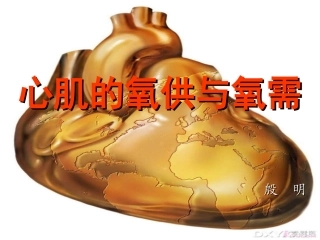 心肌的氧供和氧需殷明
