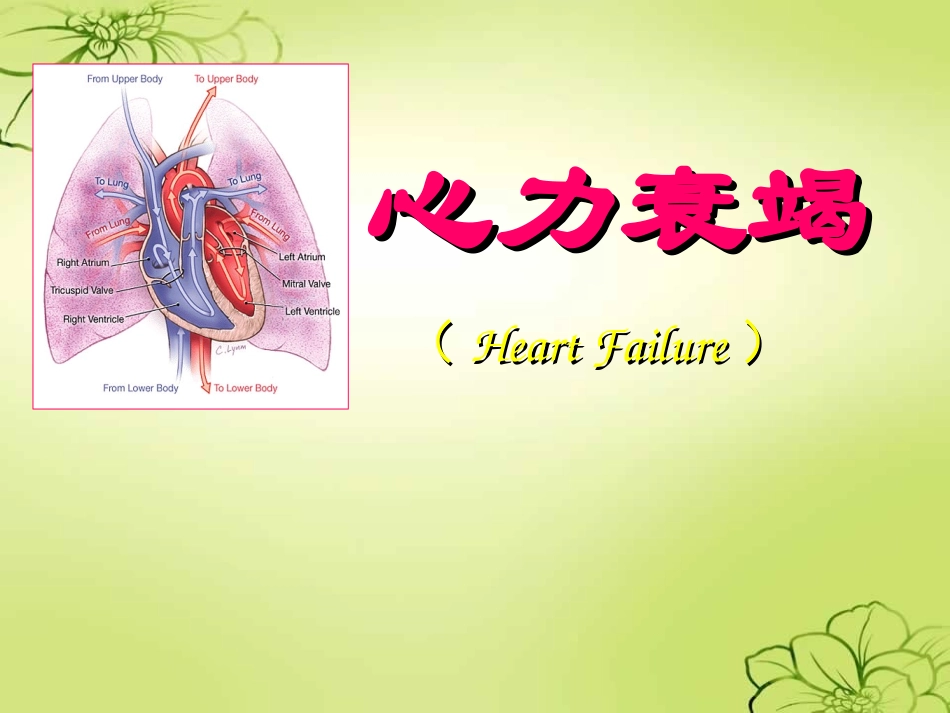 心力衰竭护理查房课件_第1页