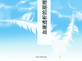 血液透析模式