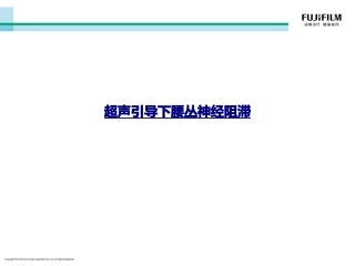 医学超声引导下腰丛神经阻滞课件