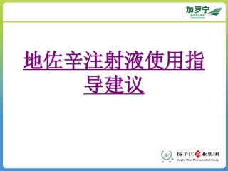 医学地佐辛注射液使用指导建议专题课件