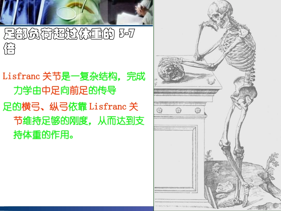 医学课件浅析Lisfranc损伤_第1页