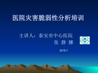 医院脆弱性分析