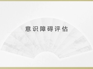 意识障碍评估