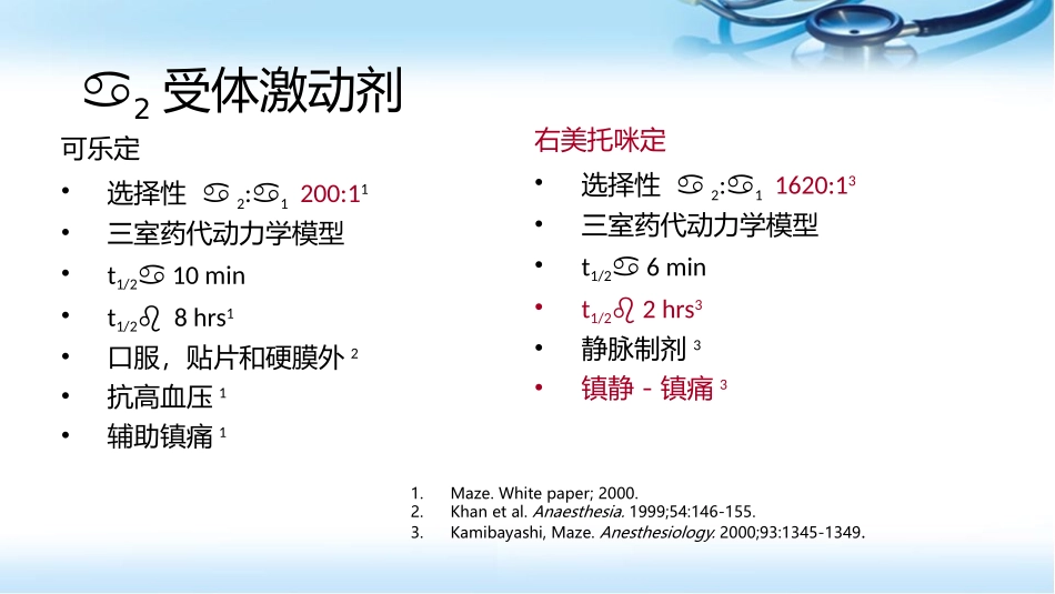 右美托咪定在麻醉中的应用课堂_第3页
