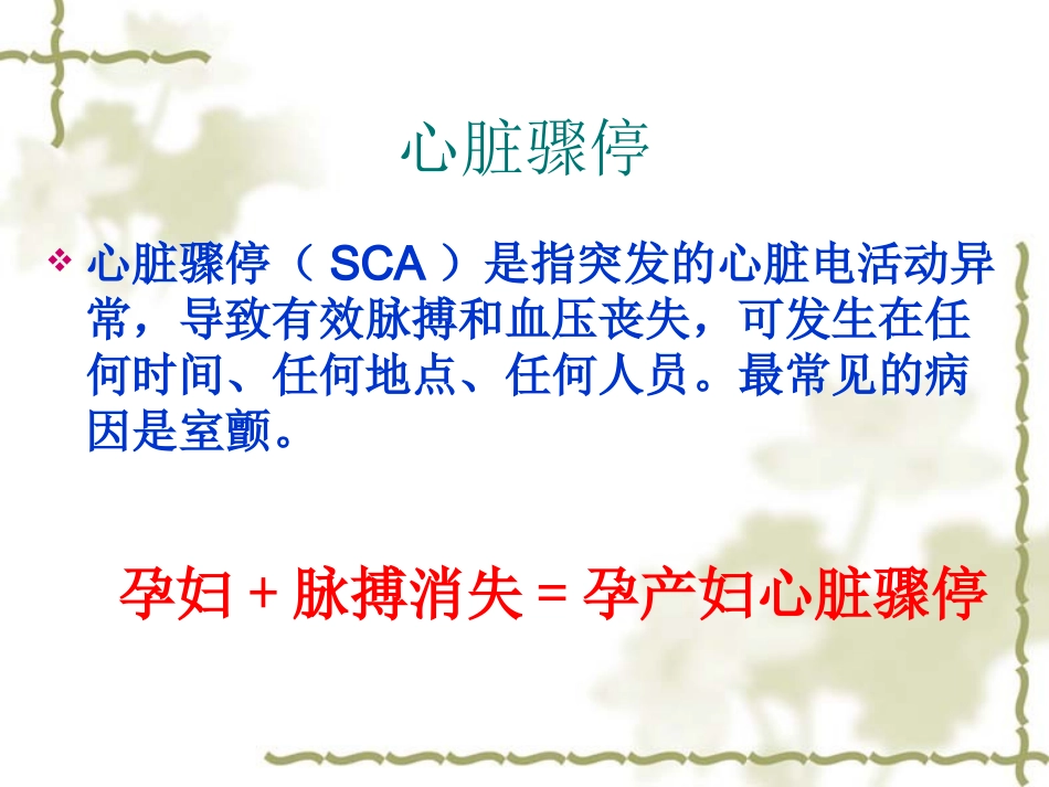 孕妇心脏骤停处置精讲_第2页