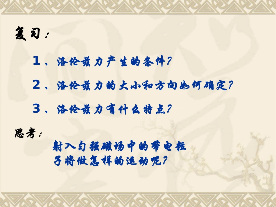 运动电荷在磁场中的运动_第3页