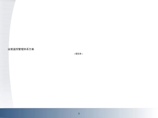 运营监控管理体系方案