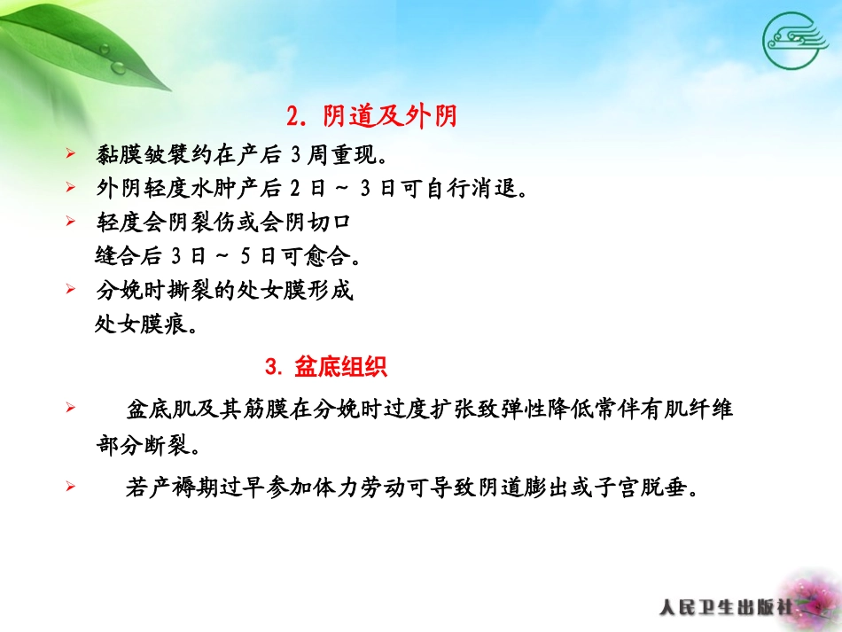 正常产褥期产妇的护理_第3页