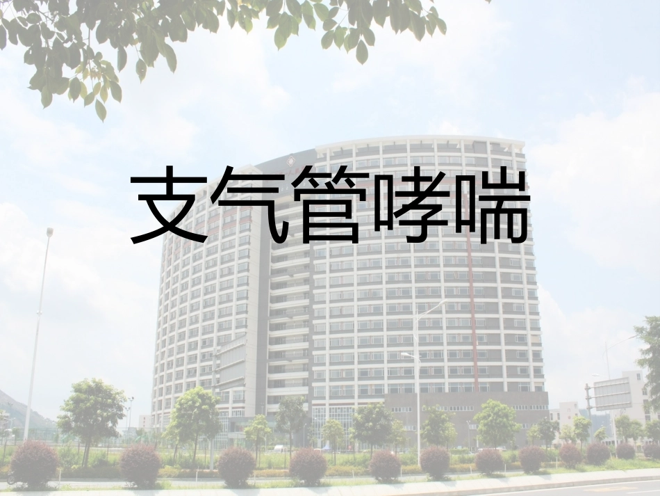 支气管哮喘基层指南_第1页
