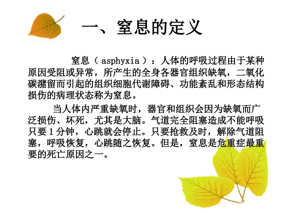 窒息的急救和护理_第3页