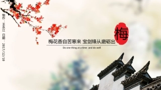 中国风梅花模版