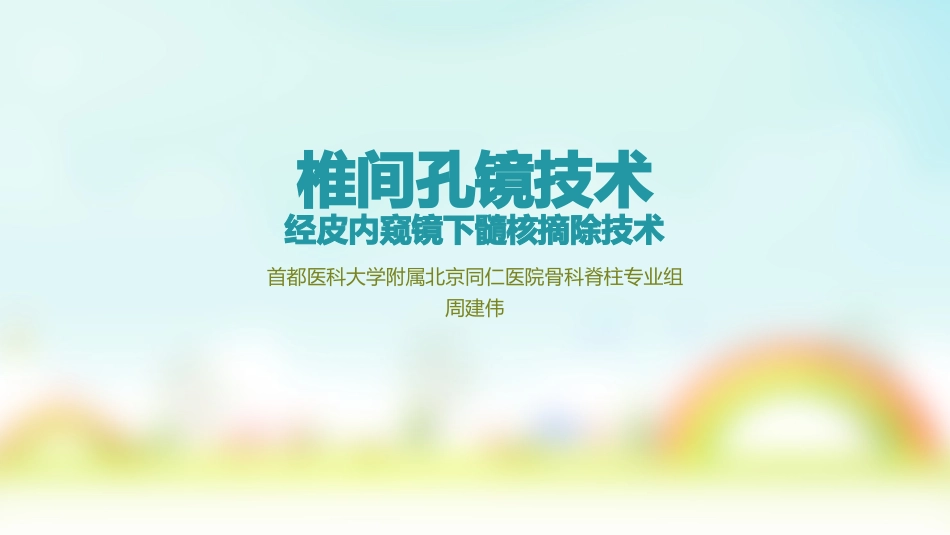 椎间孔镜技术_第1页