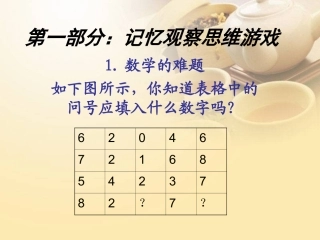 左右脑游戏分析