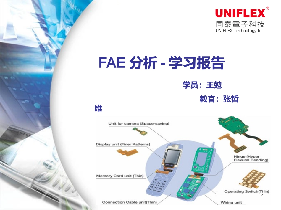 FAE分析学习报告_第1页