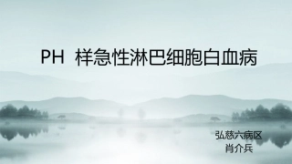 PHlike急性淋巴细胞白血病
