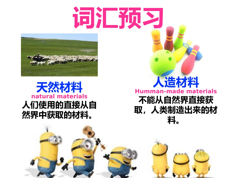 STEM天然材料与人造材料_第2页