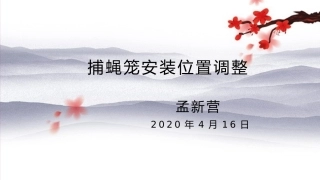 捕蝇笼安装位置调整