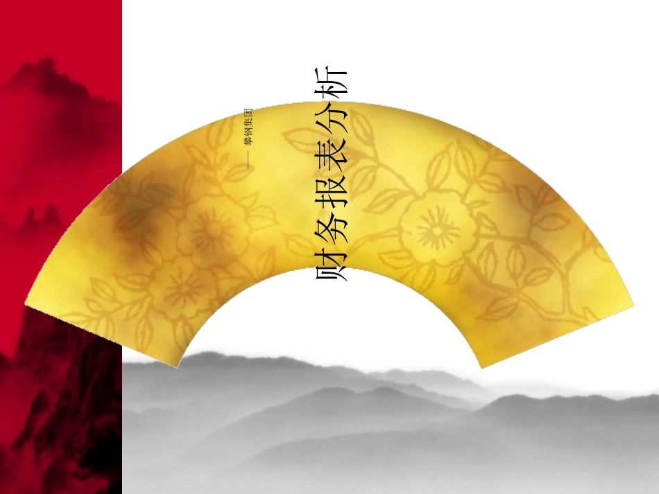 财务报表分析攀钢集团_第1页