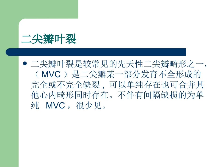 超声心动图诊疗二尖瓣叶裂_第2页