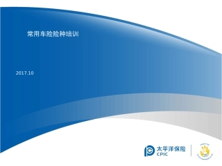 车险基础知识培训课件