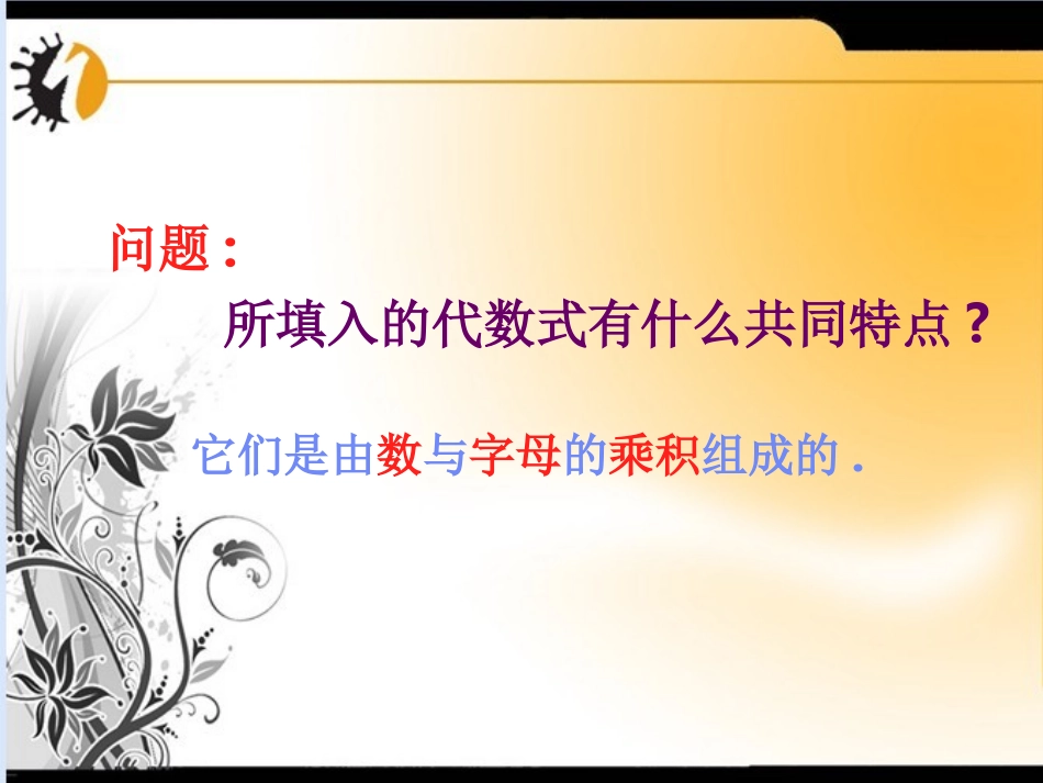 单项式PPT课件_第3页